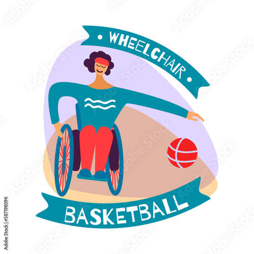 Disabled People Sport Emblem