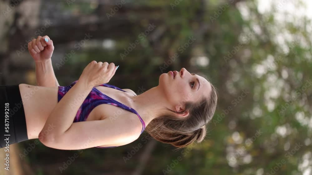 Young woman running on sunny day, attractive woman exercising in outdoor, Young woman running on sunny day, attractive woman exercising in outdoor,