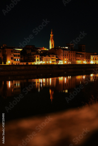 Arno reflection during night