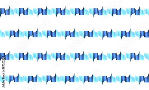 heartbeat make a heart  two tone blue strips on white back ground repeat seamless pattern  replete image design for fabric printing 