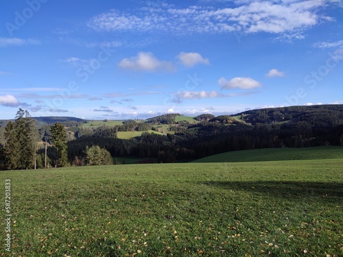 Landschaft im Odenwald bei Mudau