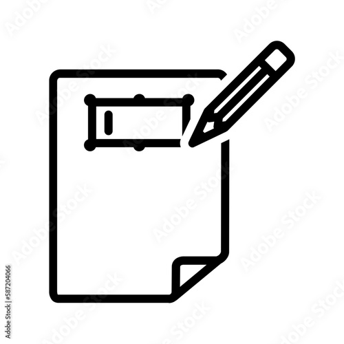 Black icon for Title