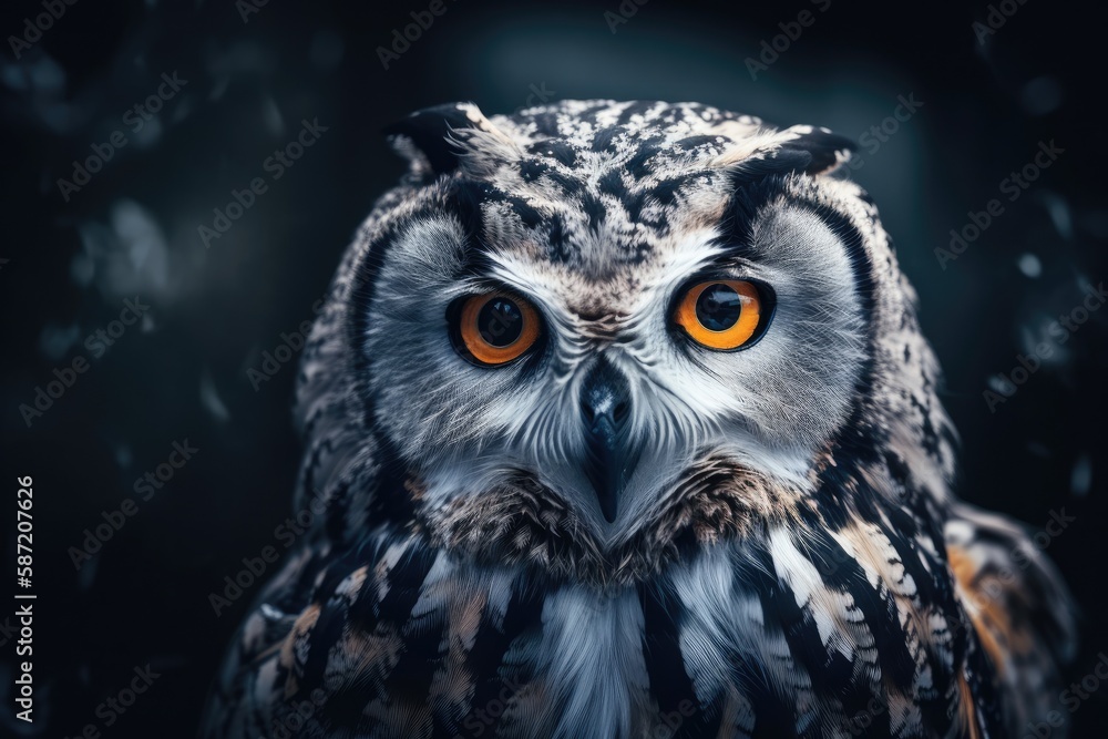 Frosty Owl. Generative AI Frosty Owl. Generative AI