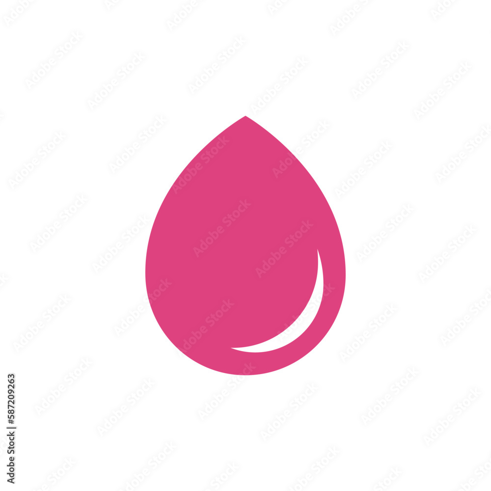 pink blood drop icon vector illustration eps pink blood drop icon vector illustration eps