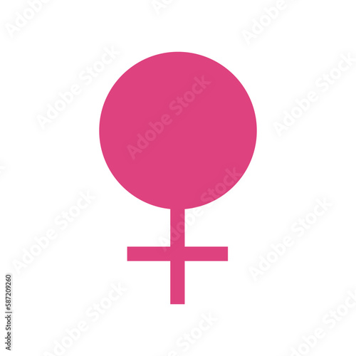 female women sign pink vector illustration eps