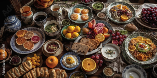 Turkish breakfast that turns into a visual feast Generative AI