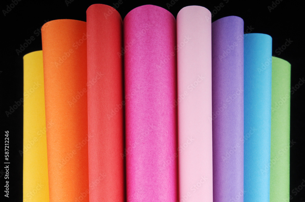 multi-colored paper multi-colored paper