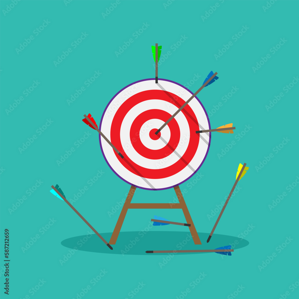 Hitting and failed target Hitting and failed target