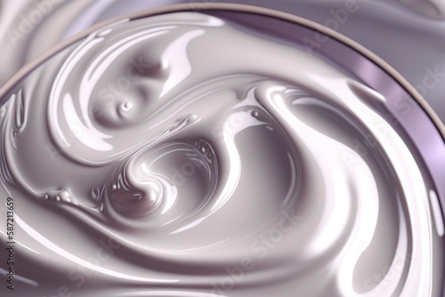 Liquid cream or gel. Ai. Texture background