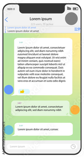 web design template group  chat or channel 