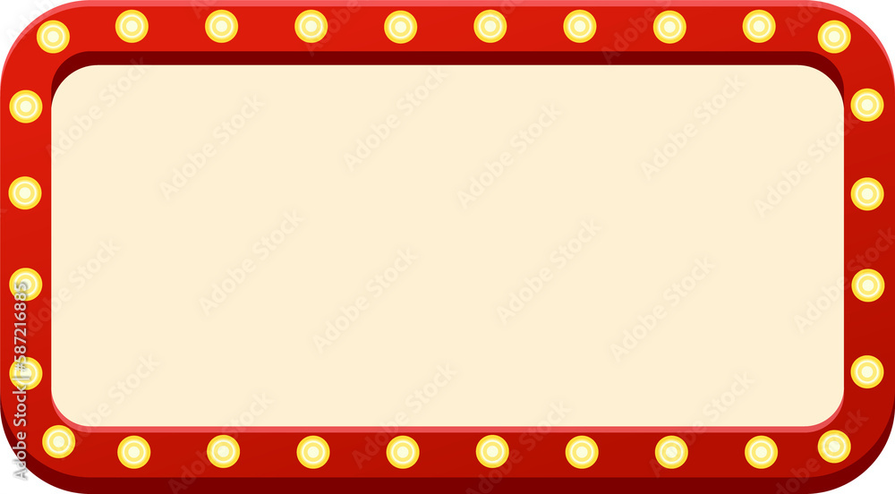 Retro lightbox with lightbulb vector template Retro lightbox with lightbulb vector template