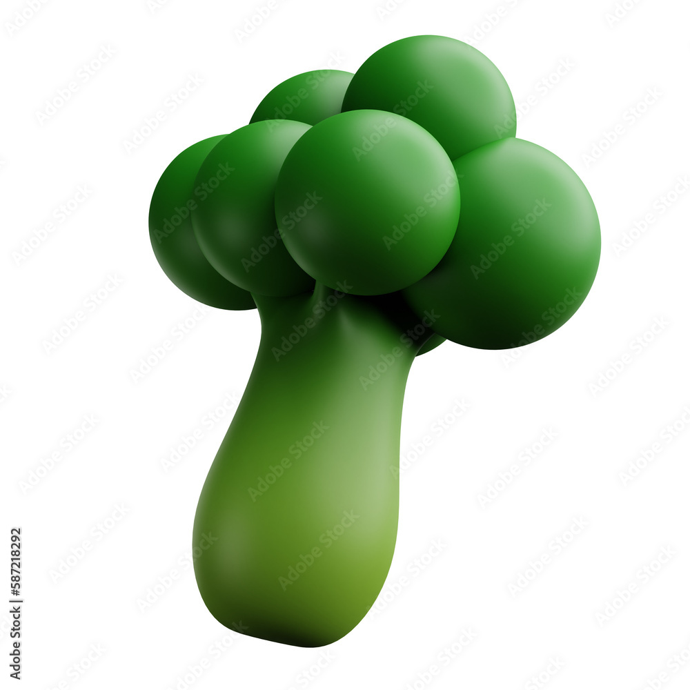 broccoli 3d illustration broccoli 3d illustration