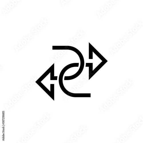 Free Download Money exchange arrow icon isolated on transparent background - GFXLoad