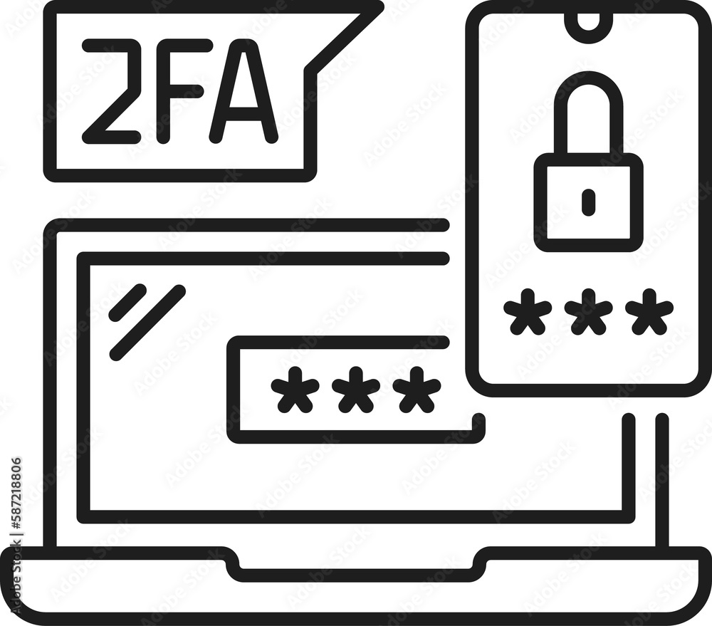 2FA two factor verification, 2 step authentication 2FA two factor verification, 2 step authentication