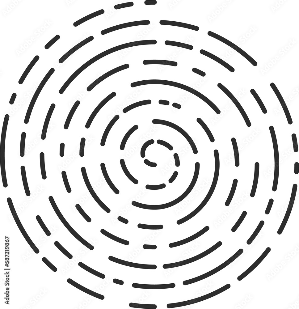Zig zag dots, speckles, concentric circle rotation Zig zag dots, speckles, concentric circle rotation