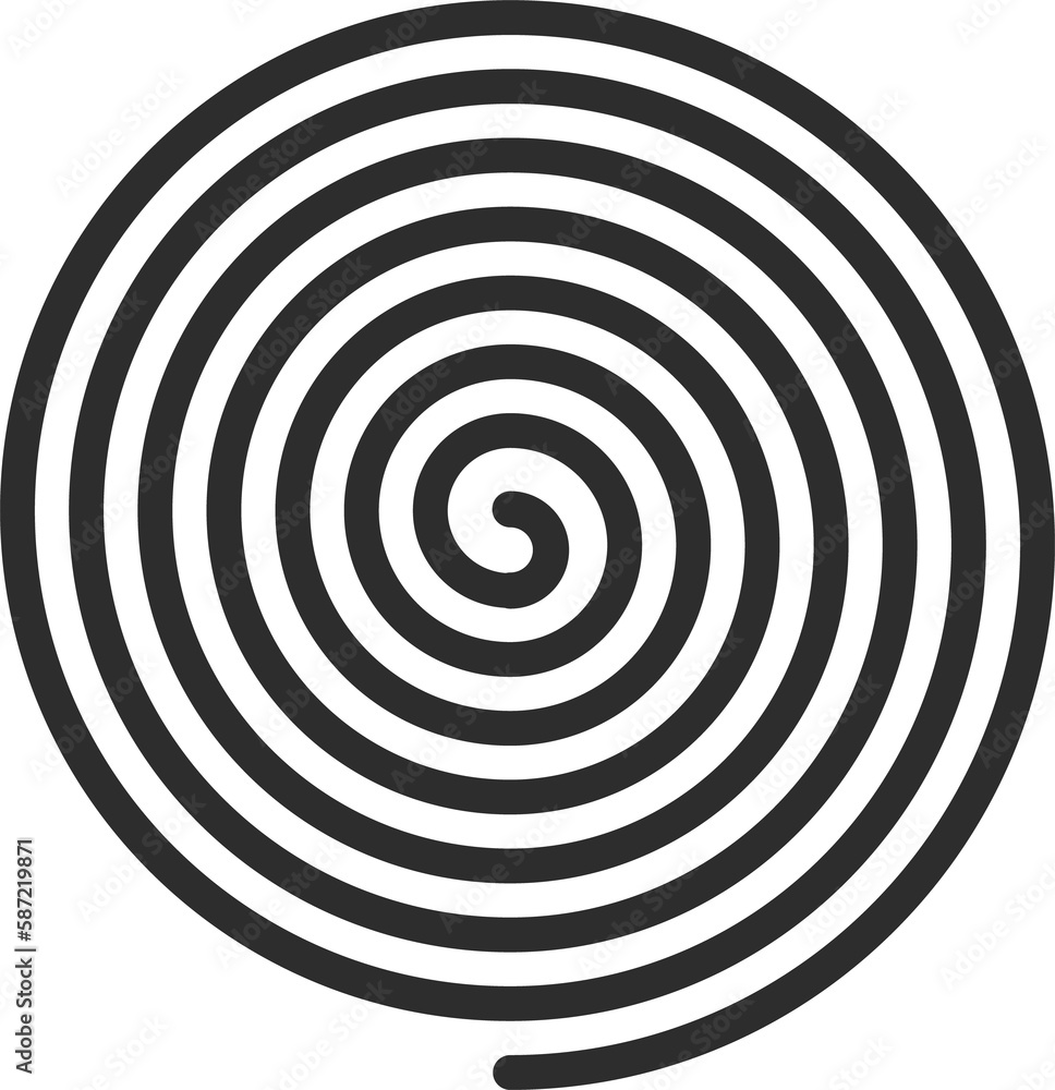 Hypnotic spiral, speed line in circle form, radial Hypnotic spiral, speed line in circle form, radial