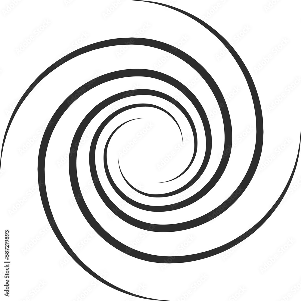 Rotation. Speed line in circle form, radial effect Rotation. Speed line in circle form, radial effect