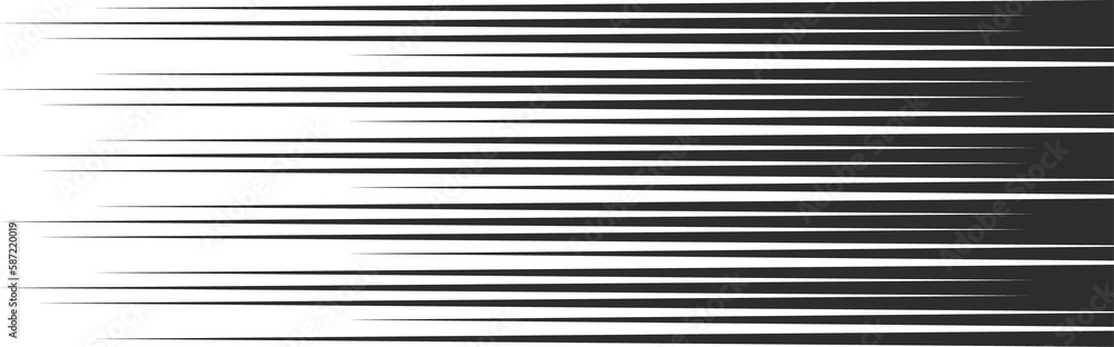 Speed motion, fast action horizontal line effect Speed motion, fast action horizontal line effect