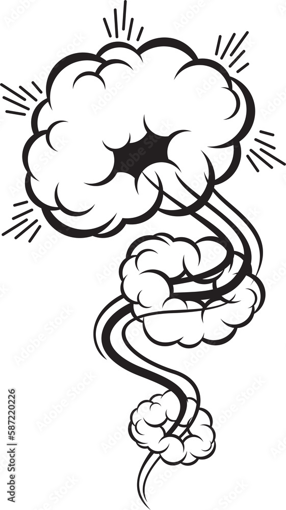 Puff dust fog motion, speed trail comic effect Puff dust fog motion, speed trail comic effect