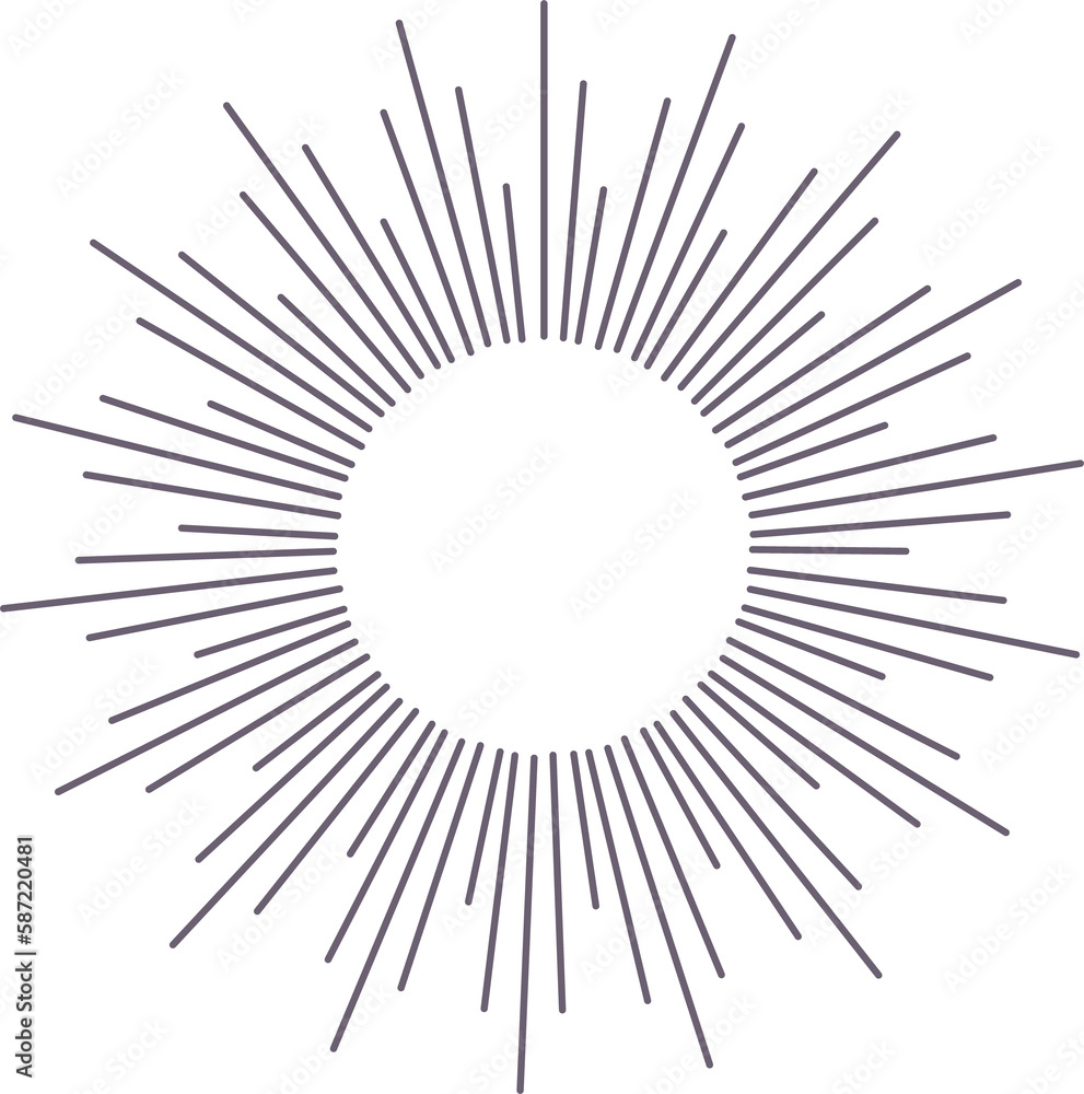 Frame of sun light rays isolated sunburst beams Frame of sun light rays isolated sunburst beams