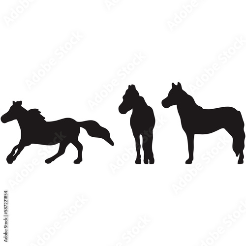 Miniature Horse silhouette