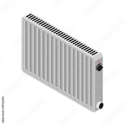 Isometric Radiator Illustration