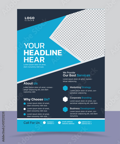 a4 size poster template design, a4 flyer template design, proposal template design, leaflet template design
