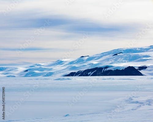 Wallpaper Mural Beautiful shot of the rolling foothills of Mount Erebus in Antarctica Torontodigital.ca