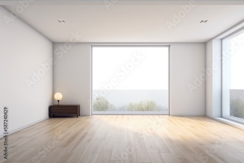 Interior of modern unfurnished apartment,Real estate concept