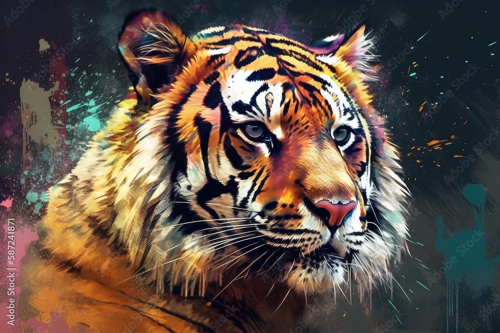 tiger in the water tiger in the water