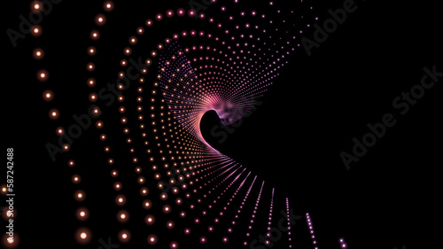 spiral space particle form, futuristic neon graphic Background, energy 3d abstract art element illustration, technology artificial intelligence, shape theme wallpaper