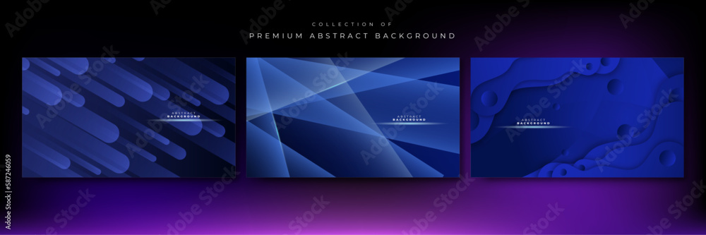 Fototapeta premium Vector gradient abstract background