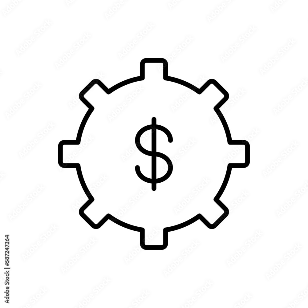 Money management teamwork and Management icon with black outline style. teamwork, business, management, work, job, hiring, career. Vector Illustration Money management teamwork and Management icon with black outline style. teamwork, business, management, work, job, hiring, career. Vector Illustration
