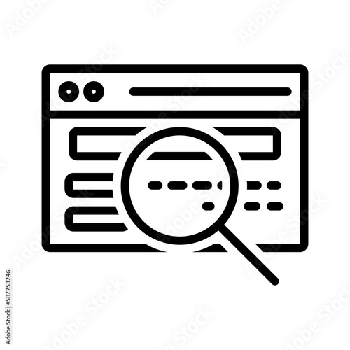 Black icon for Search console