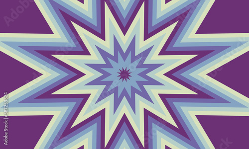 Star motif background design with beautiful color variations
