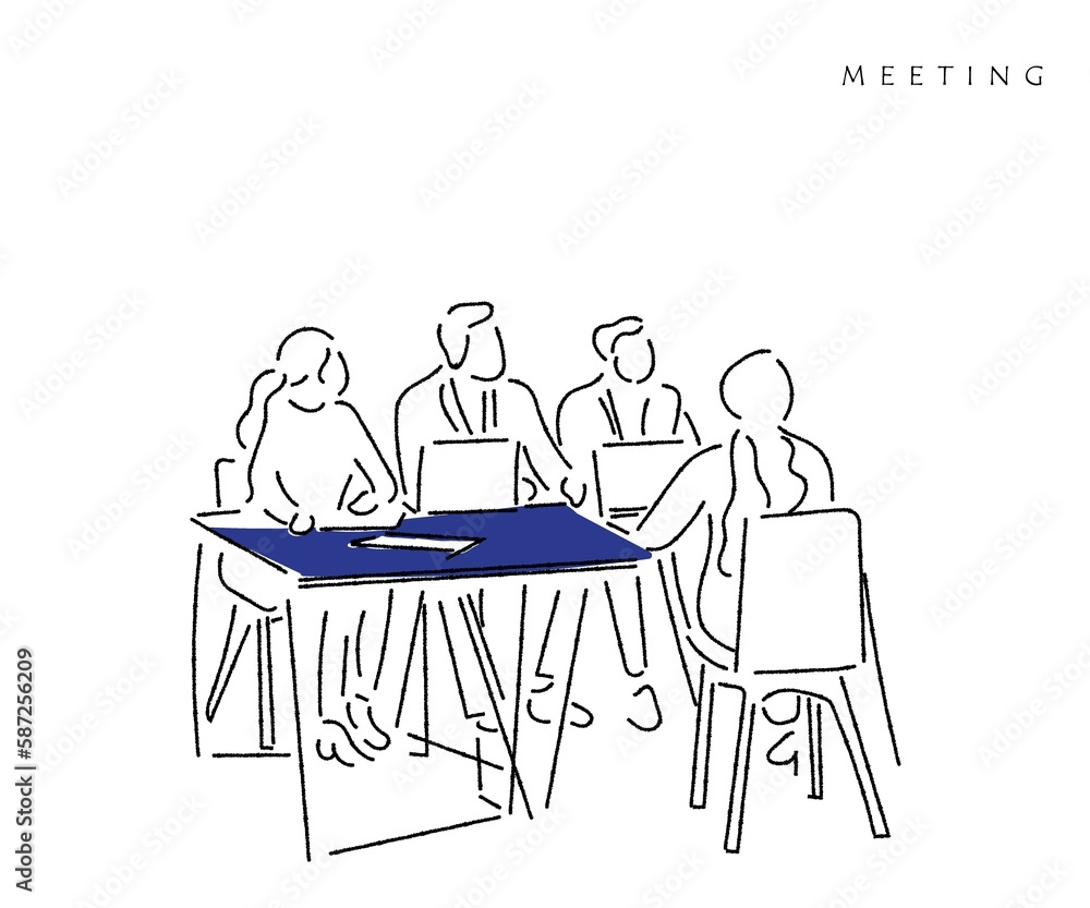 meeting in the office