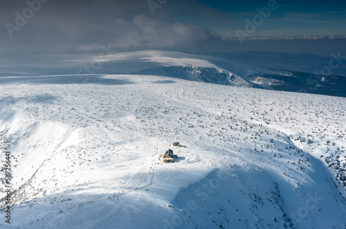 Widok na Śnieżki na Równię pod Śnieżką, Karkonosze / View of Śnieżka, Plain pod Śnieżką, Karkonosze Mountains