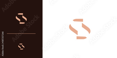 Modern and unique S logo design 7