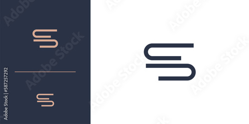 Modern and unique S logo design 6
