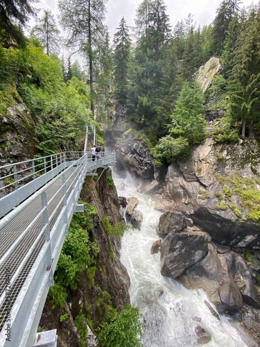 Randonnée en france de la vallée de chamonix au mont blanc photo