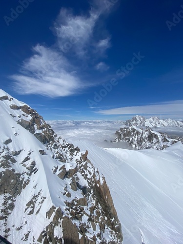 Randonnée en france de la vallée de chamonix au mont blanc