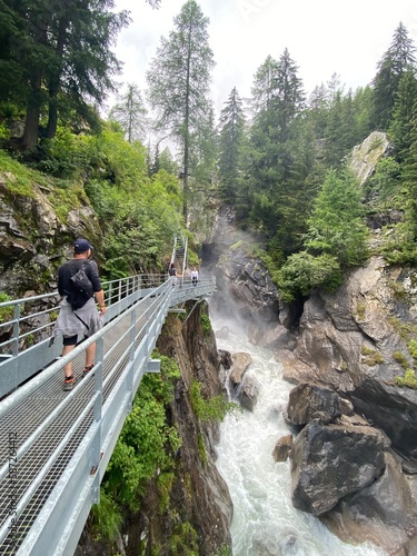 Randonnée en france de la vallée de chamonix au mont blanc