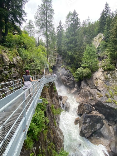 Randonnée en france de la vallée de chamonix au mont blanc