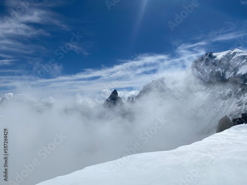 Randonnée en france de la vallée de chamonix au mont blanc