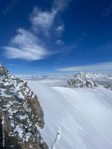 Randonnée en france de la vallée de chamonix au mont blanc