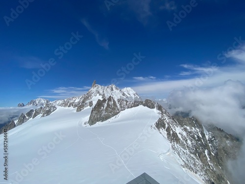 Randonnée en france de la vallée de chamonix au mont blanc