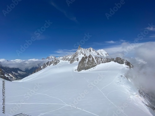 Randonnée en france de la vallée de chamonix au mont blanc
