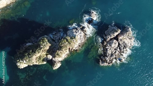 video col drone della tonnara di scopello in sicilia