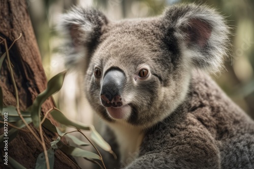 Koala in the wild. Generative AI