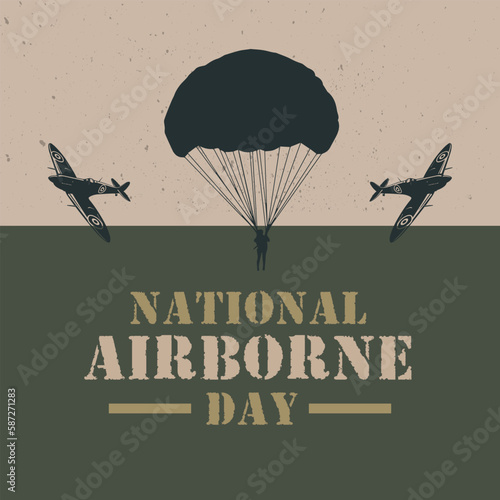 National airborne day design template